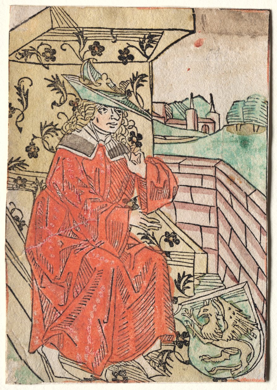 Hartlibs Alexander: Alexander auf dem Thron sitzend von Unknown artist