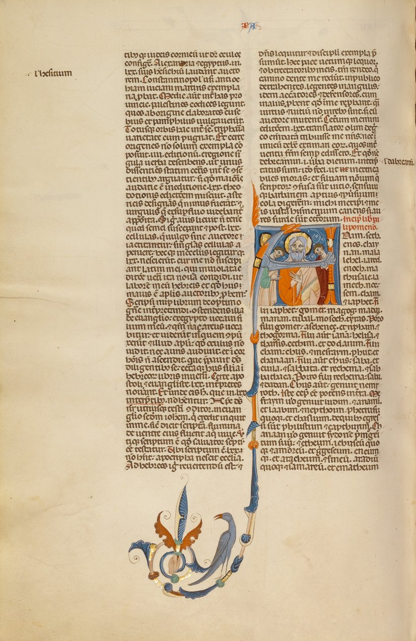 Initiale A: Drei Patriarchen von Unknown artist