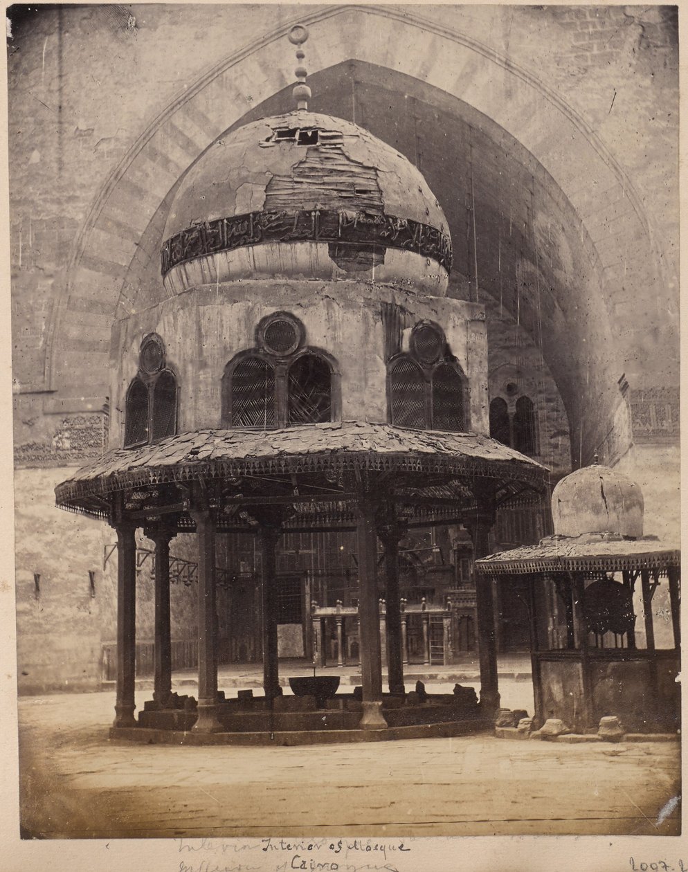 Innenansicht der Moschee, Kairo von Unknown artist