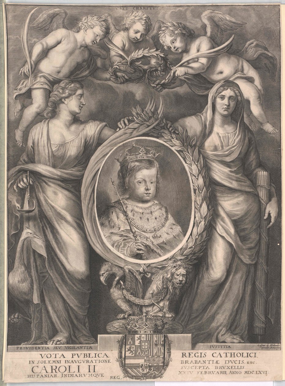 König von Spanien Karl II. von Unknown artist
