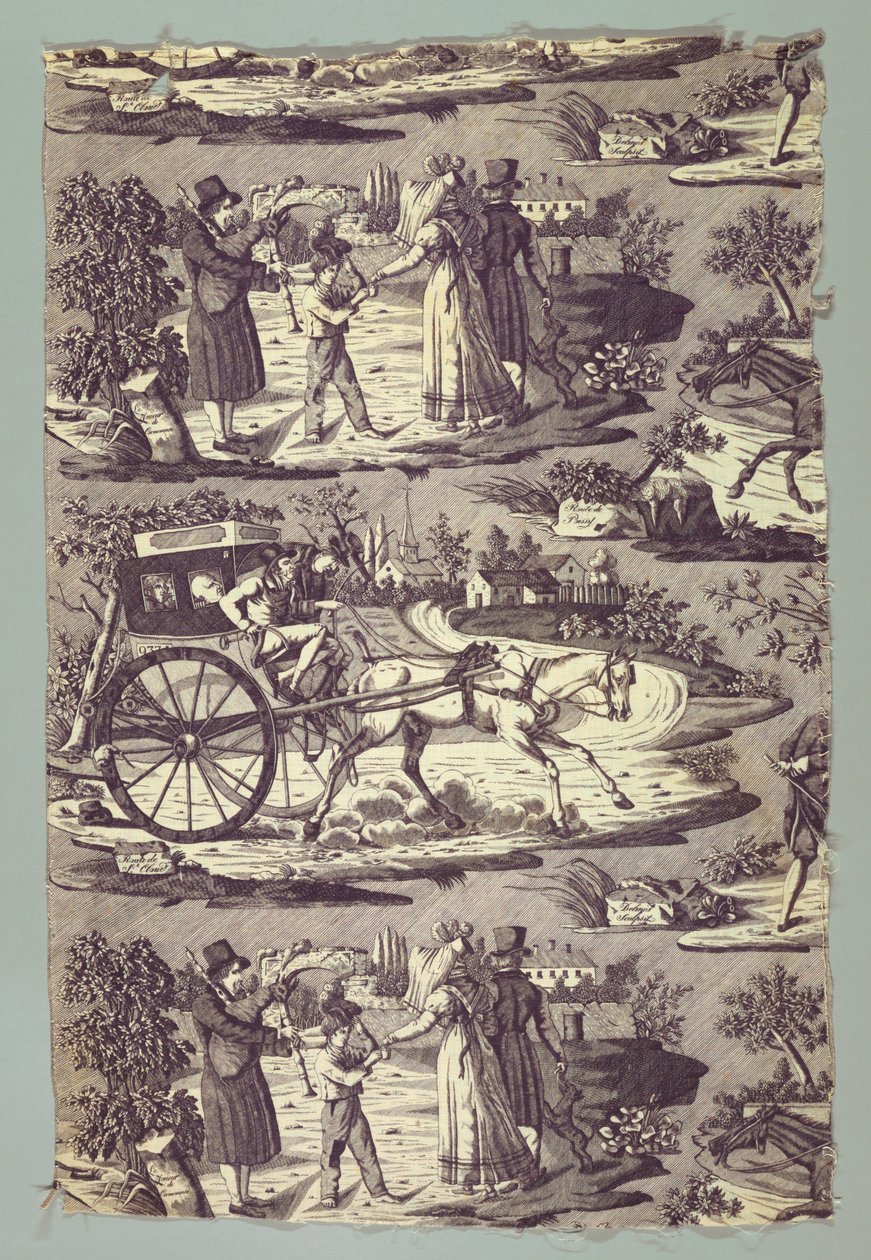 La Route de Poissy von Unknown artist