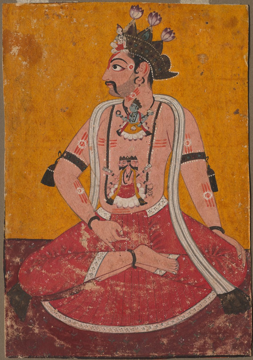 Man Dhata in Yogi-Position von Unknown artist