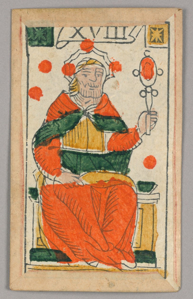 Minchiate (Tarot) Spielkarte von Unknown artist