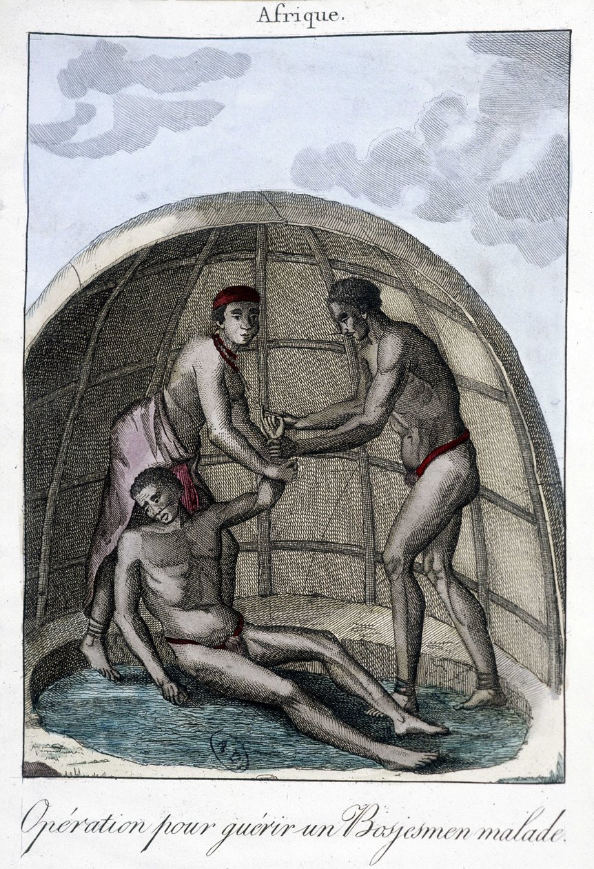 Operation zur Heilung eines Bojesmen - Stich von Unknown artist