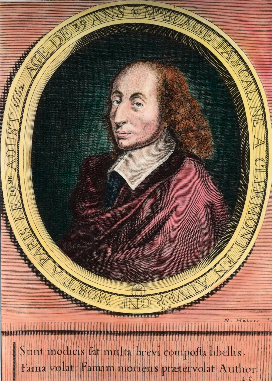 Porträt von Blaise Pascal von Unknown artist
