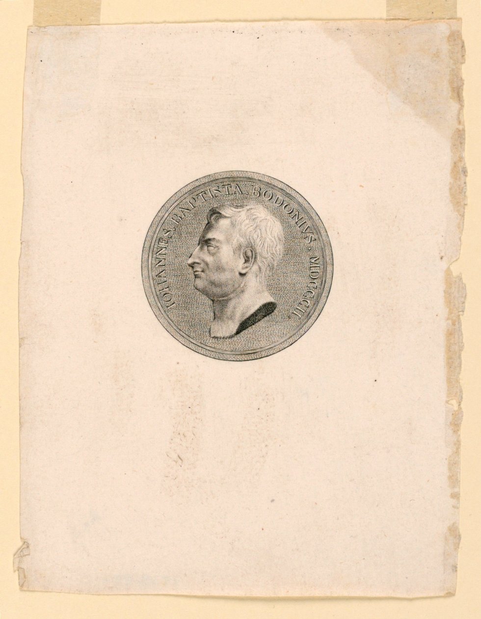 Porträt von Giambattista Bodoni (1740-1813) von Unknown artist