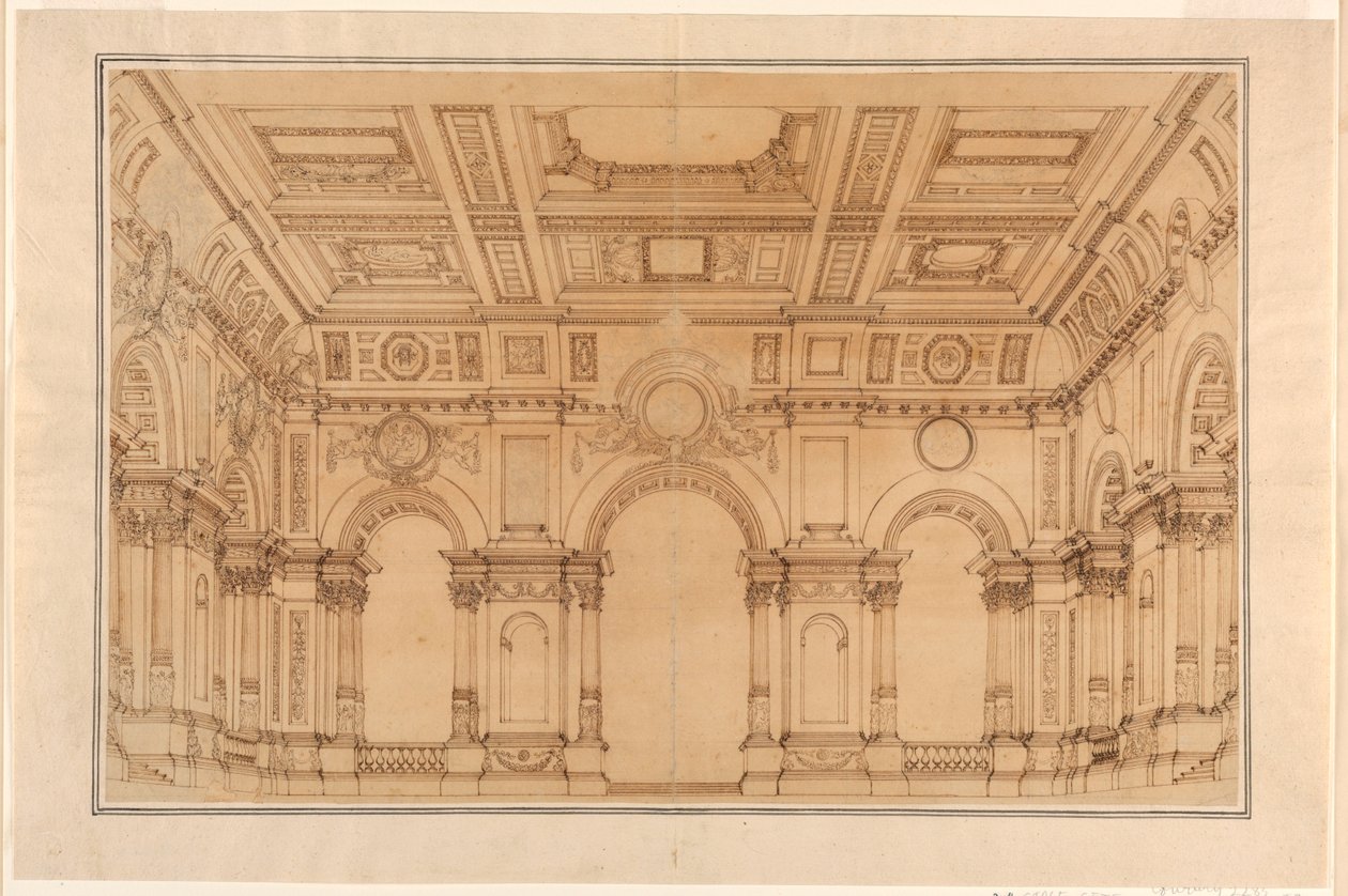 Zimmer in einem Palast von Unknown artist