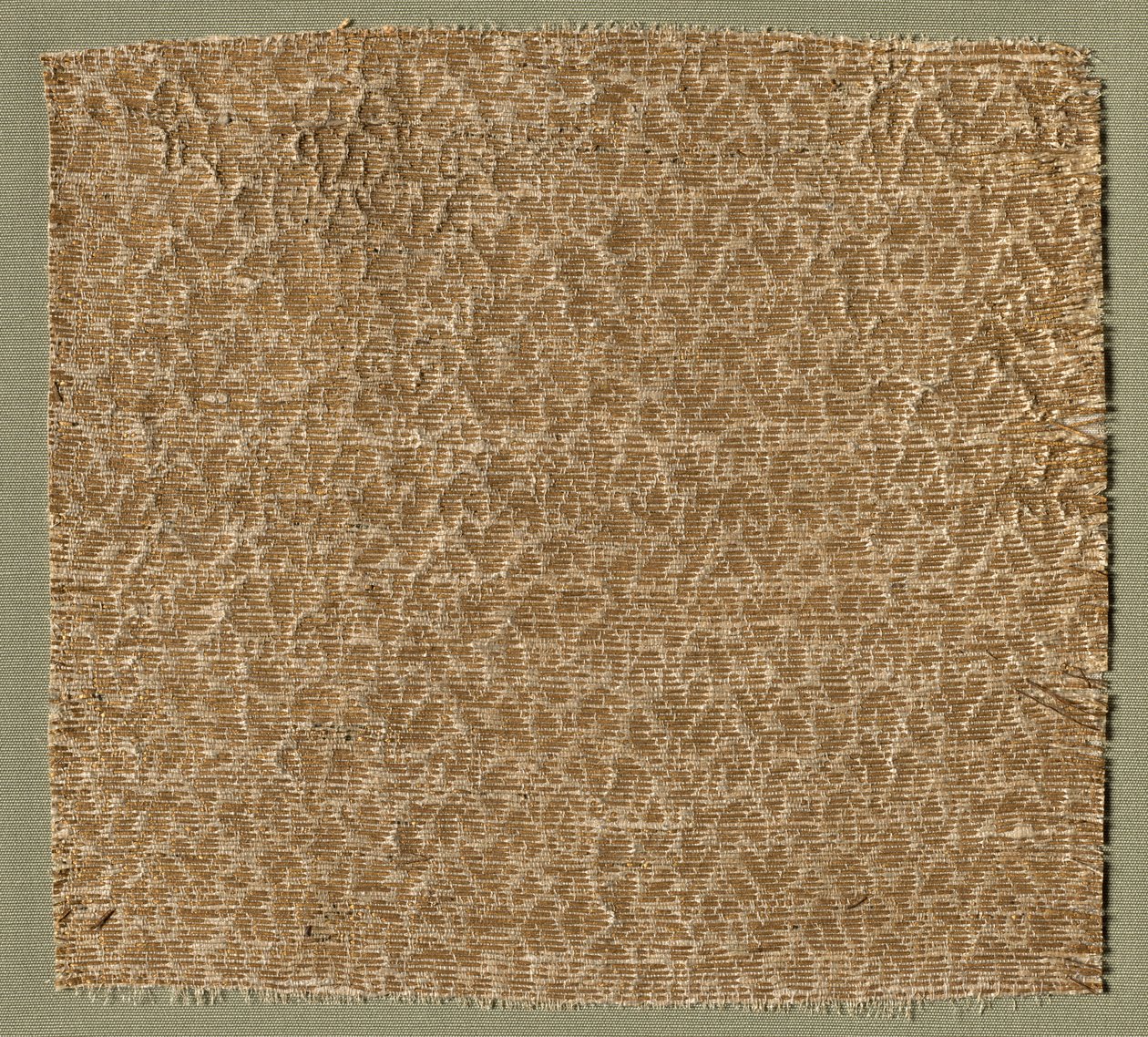 Textil mit winzigen Blättern von Unknown artist
