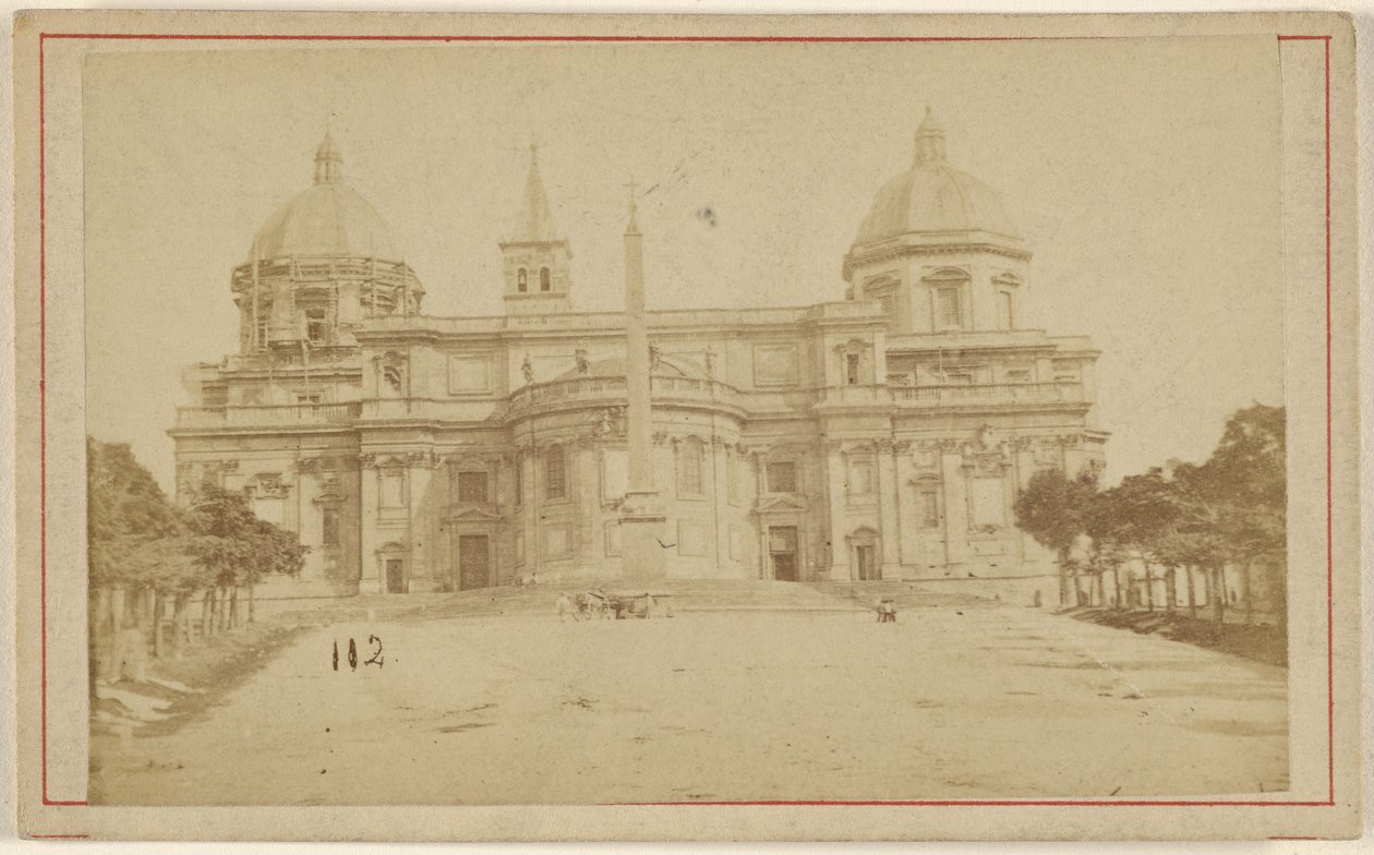 S. Maria Maggiore (Rückansicht) von Unknown artist/maker