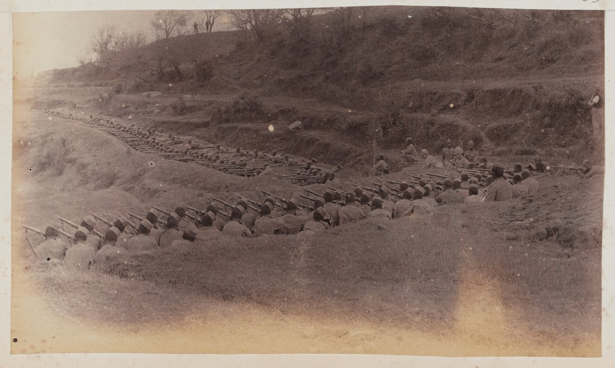 4. Goorkha-Regiment bemannt Verschanzungen von Unknown photographer