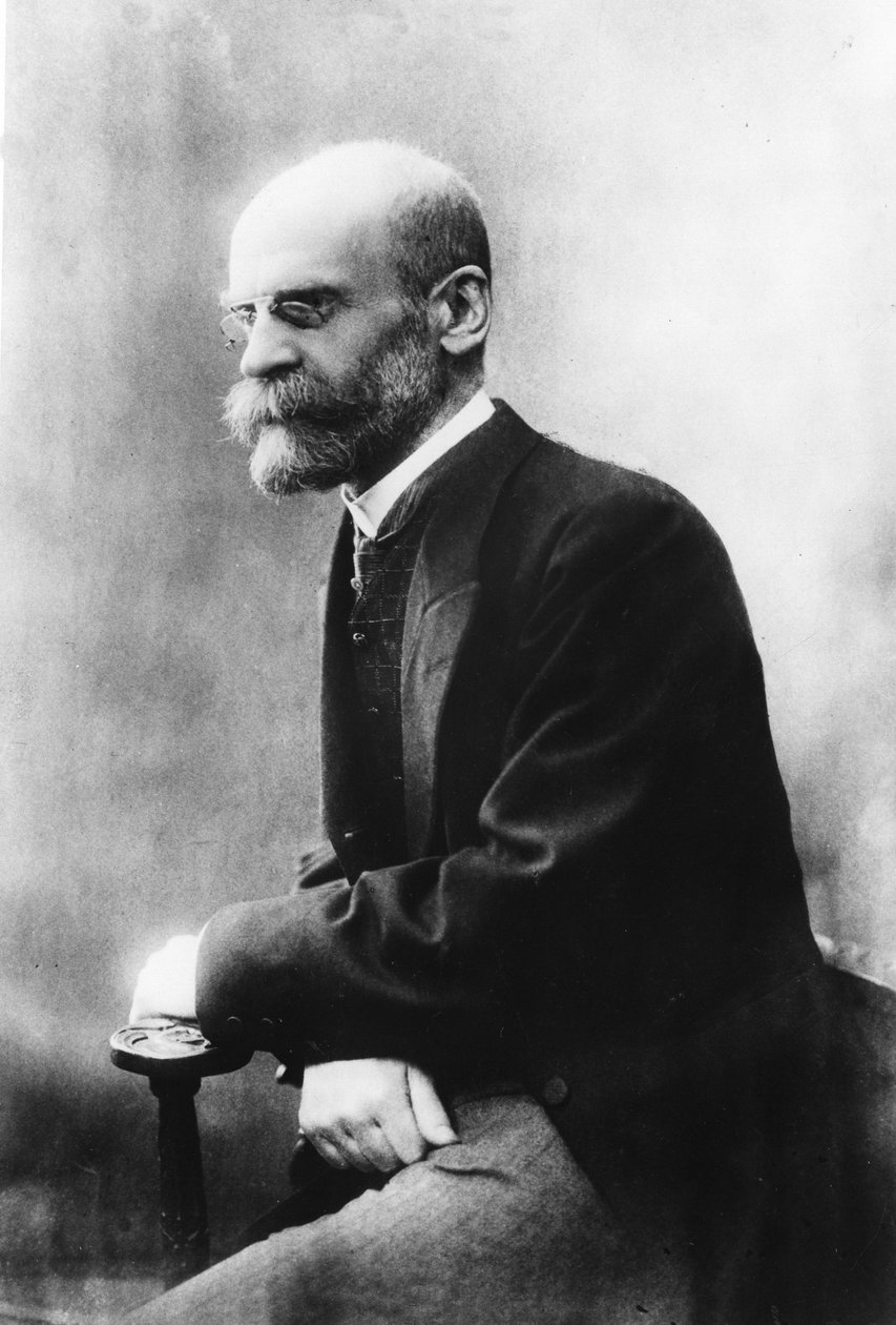 Emile Durkheim (1858-1917), französischer Soziologe von Unknown photographer