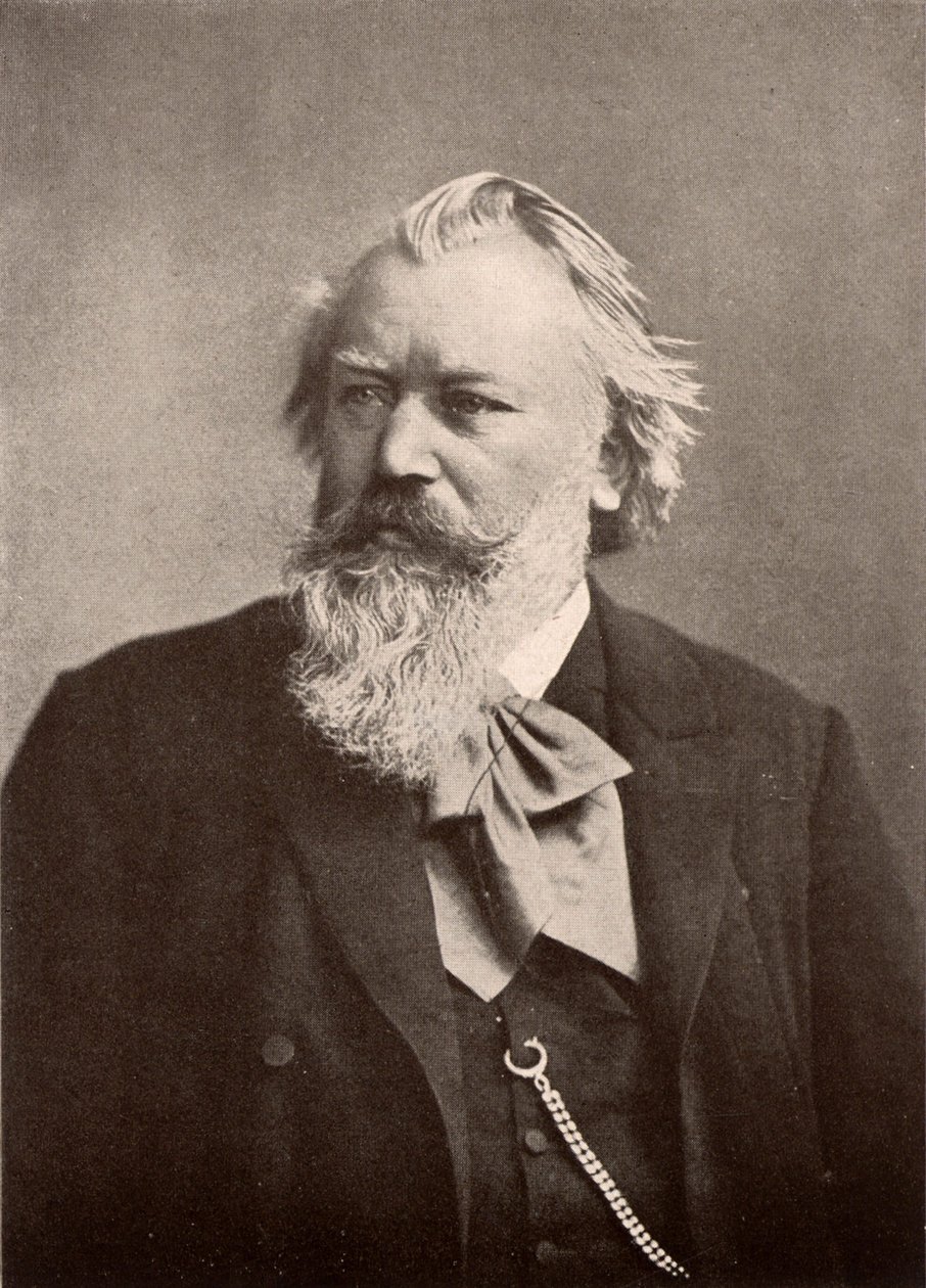 Johannes Brahms (1833-1897) von Unknown photographer