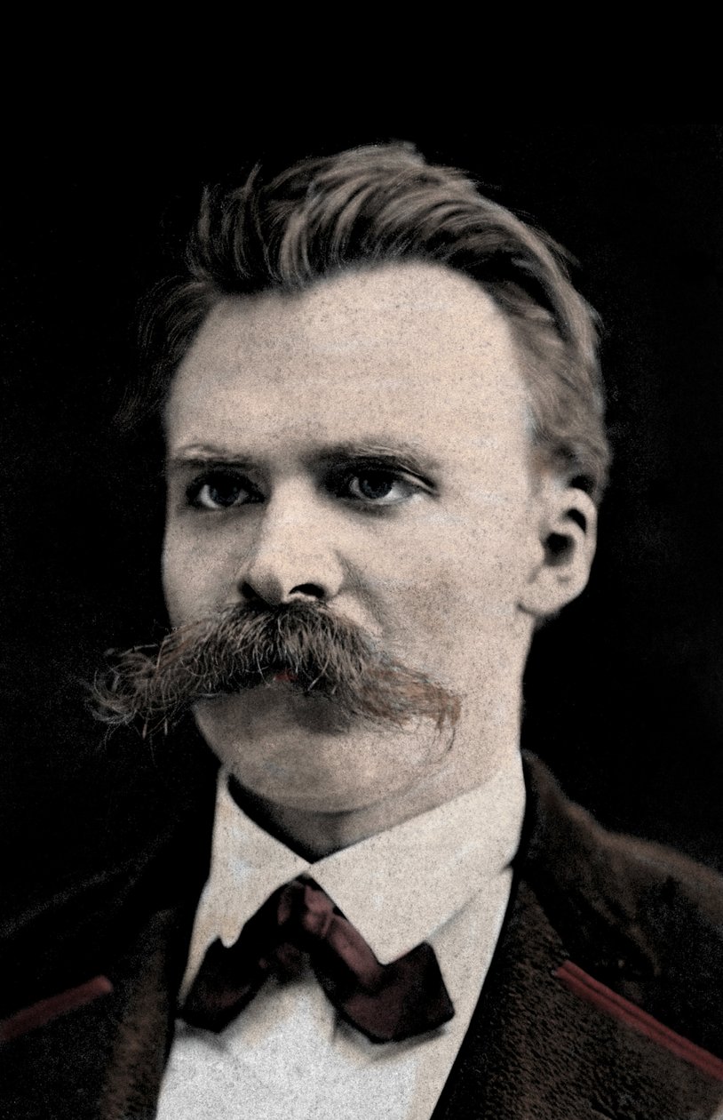 Porträt von Friedrich Nietzsche (1844-1900) von Unknown photographer