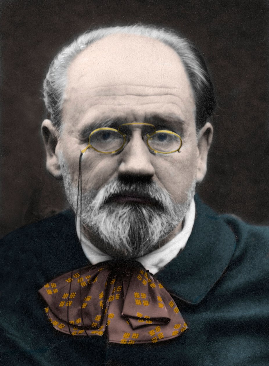 Porträt von Emile Zola 1890er Jahre. von Unknown photographer