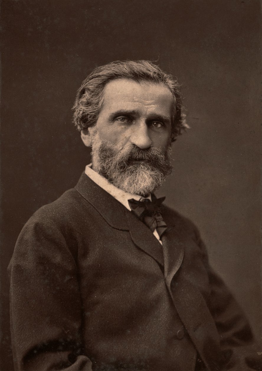 Porträt von Giuseppe Verdi, berühmter Komponist von Unknown photographer