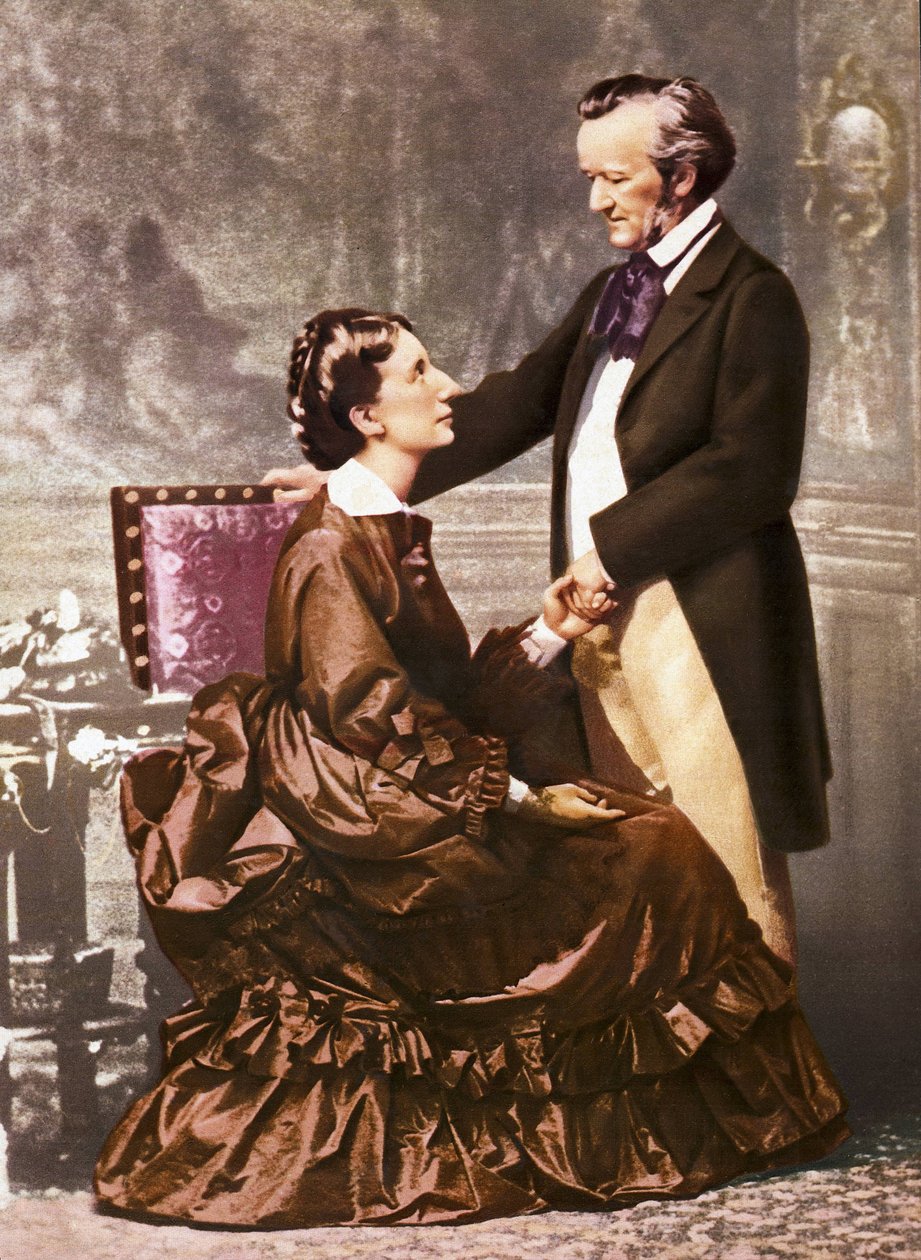 Richard und Cosima Wagner von Unknown photographer