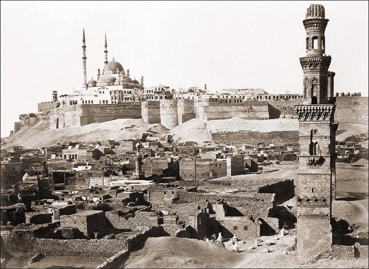 Ansicht von Kairo, Fotografie um 1870. von Unknown photographer