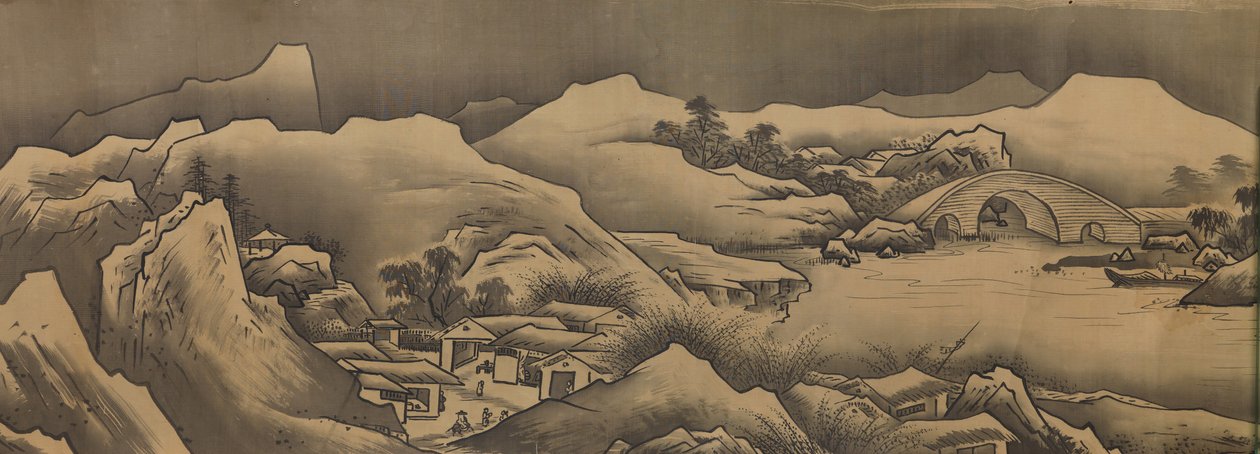 Landschaft, 17. Jahrhundert von Unkoku Toban