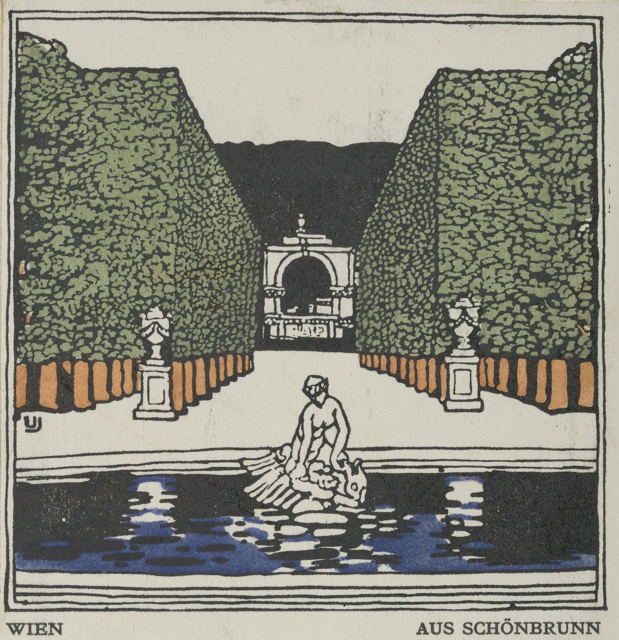 Wien: Von Schönbrunn, 1908 von Urban Janke