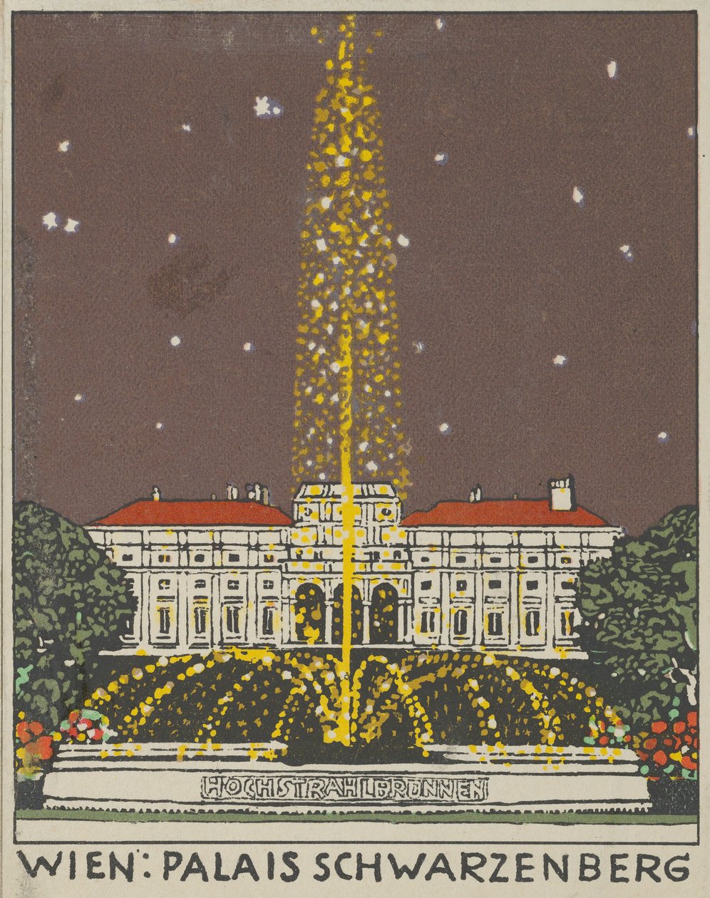 Wien: Palais Schwarzenberg, 1908 von Urban Janke.