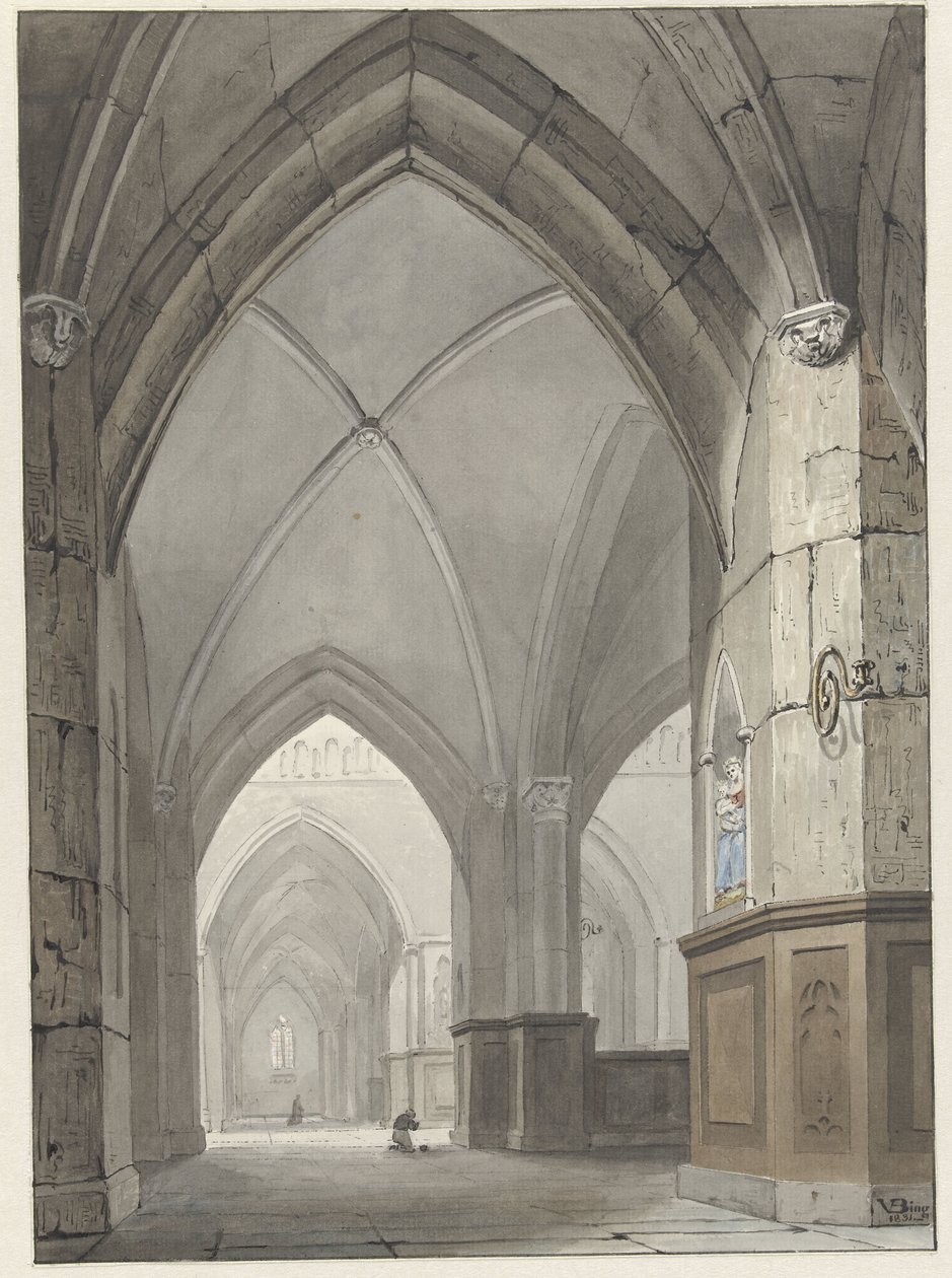 Kircheninterieur von Valentijn Bing