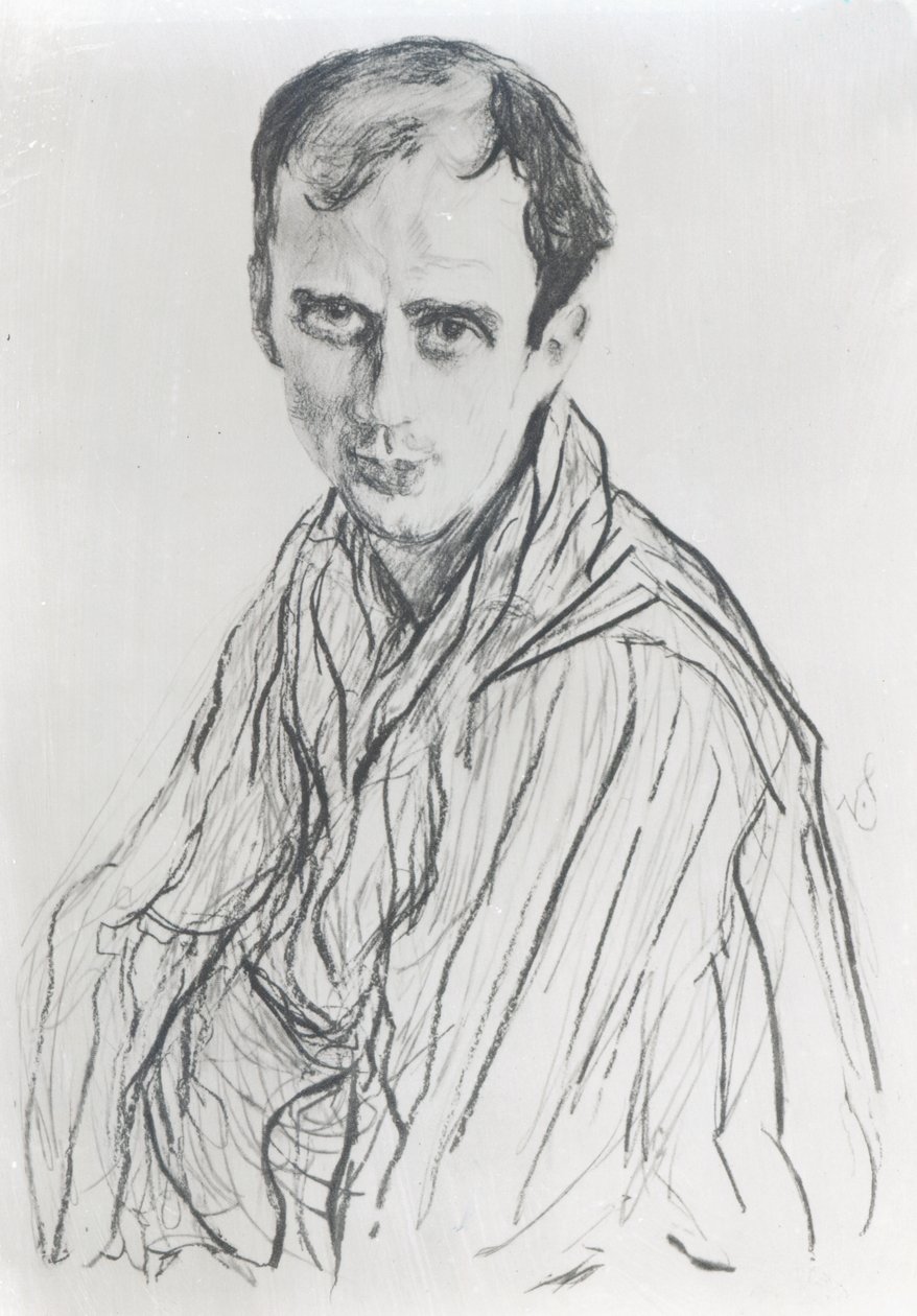 Michel Fokine, 1909 von Valentin Aleksandrovich Serov