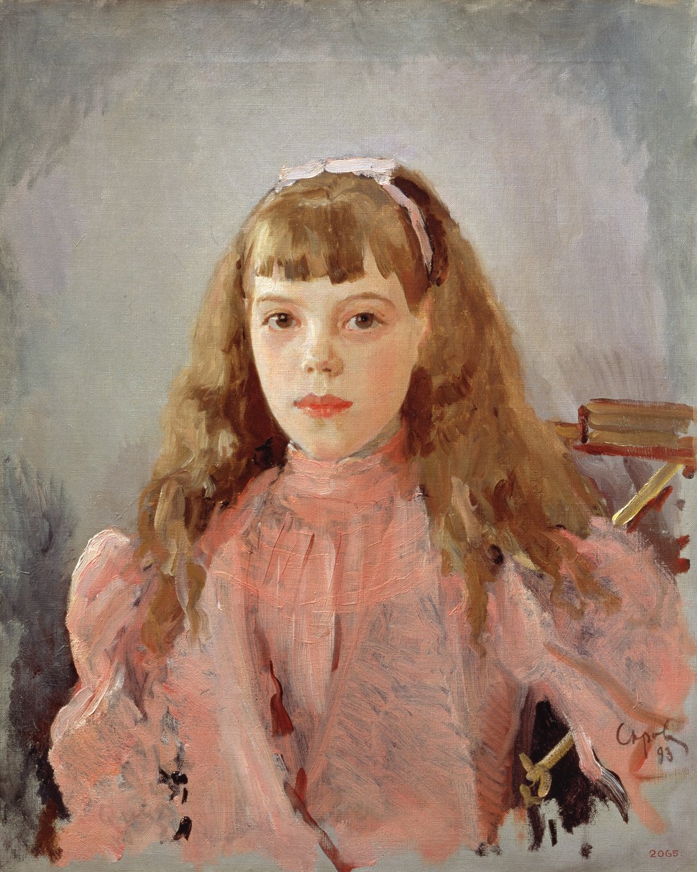 Porträt der Großfürstin Olga Alexandrowna, 1893 von Valentin Aleksandrovich Serov