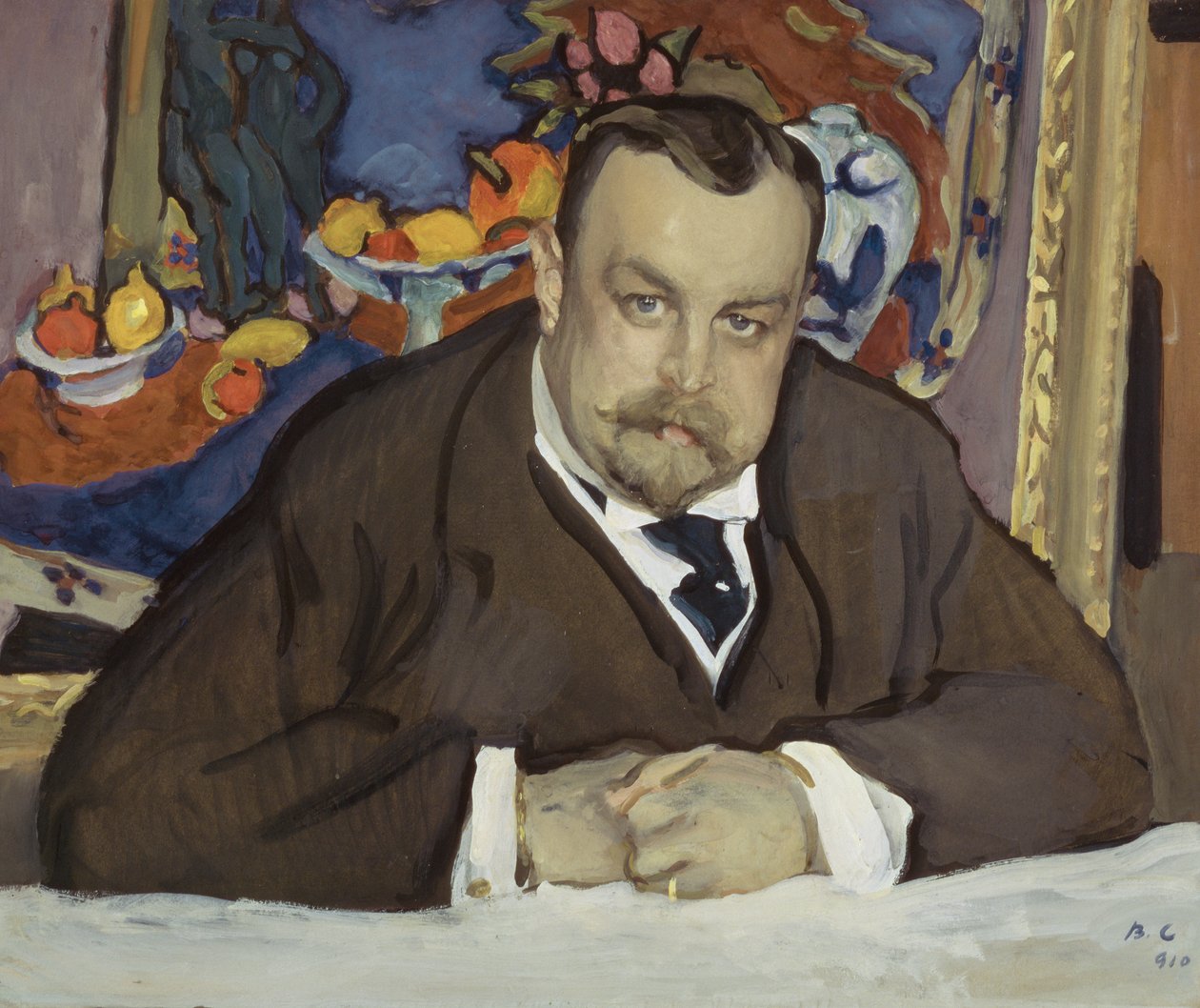Porträt von I. Morosov, 1910 von Valentin Aleksandrovich Serov