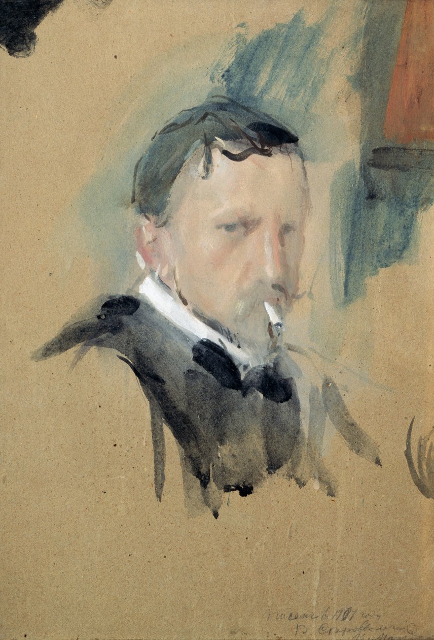 Selbstporträt, 1901 von Valentin Aleksandrovich Serov