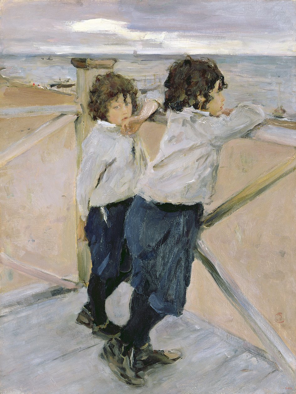 Zwei Jungen, 1899 von Valentin Aleksandrovich Serov