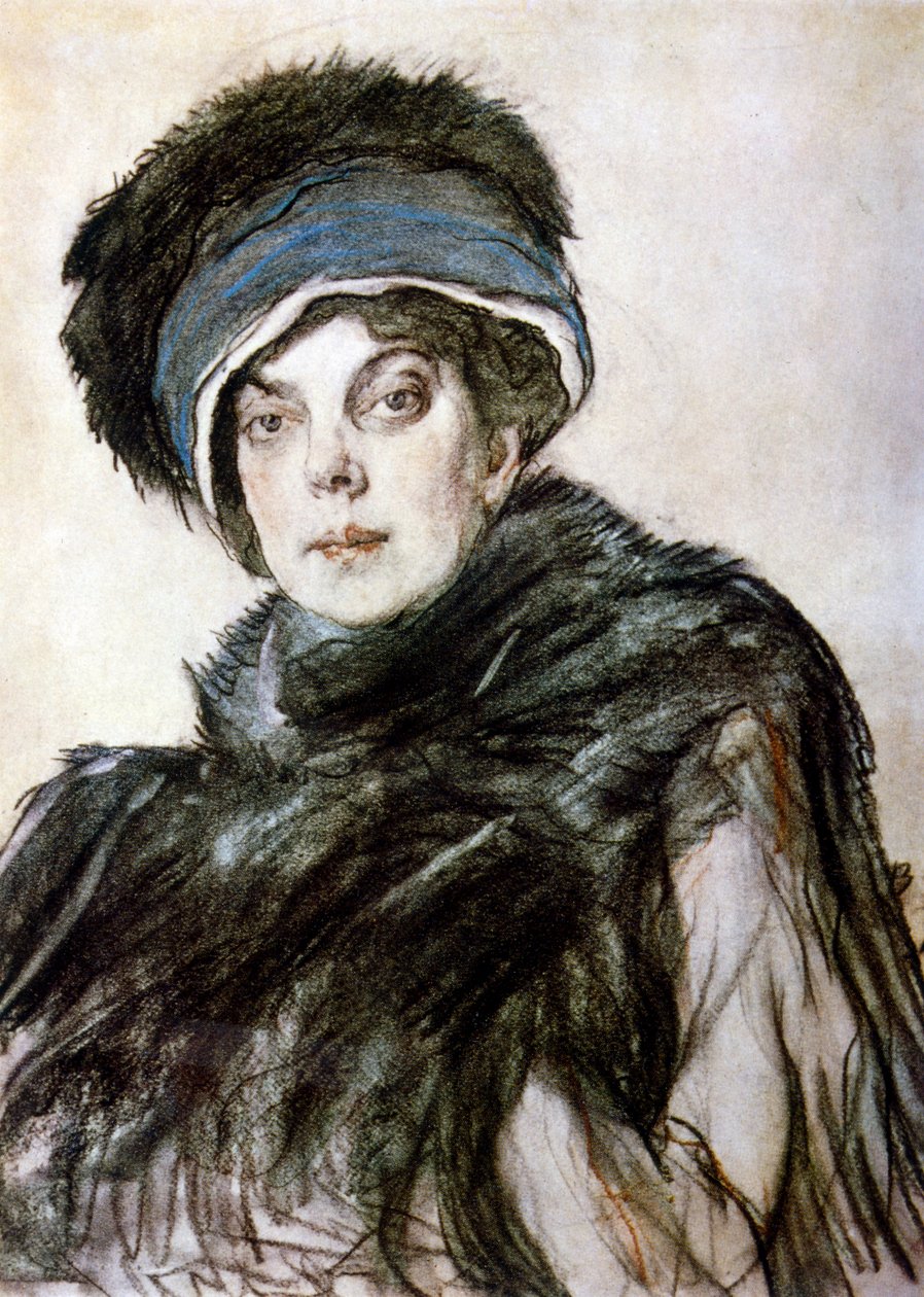 Porträt von Prinzessin Olga Orlova von Valentin Aleksandrovich Serov
