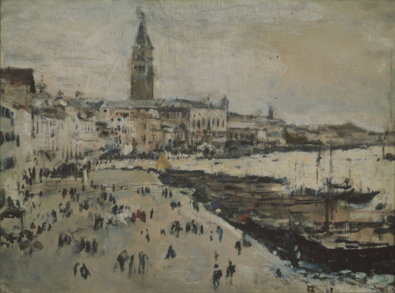 Die Schiavoni-Kai in Venedig von Valentin Aleksandrovich Serov