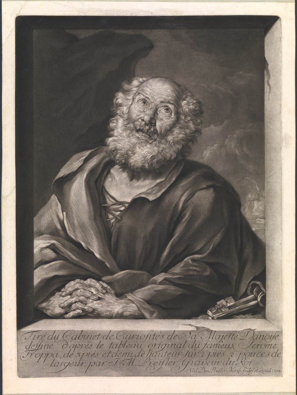 Der reuige Petrus von Valentin Preisler
