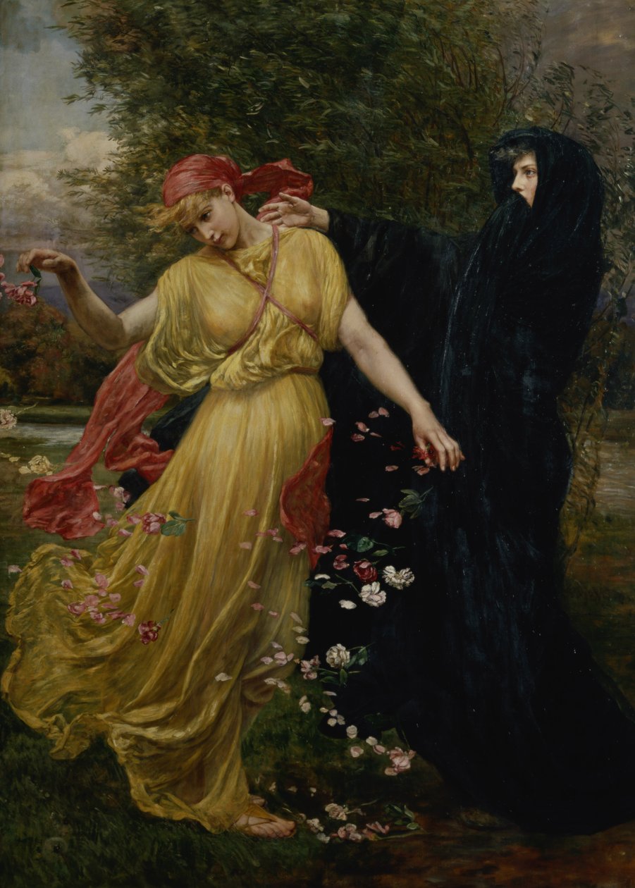 Beim ersten Hauch des Winters verblasst der Sommer von Valentine Cameron Prinsep