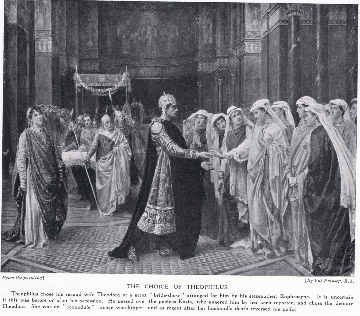 Die Wahl des Theophilus von Valentine Cameron Prinsep