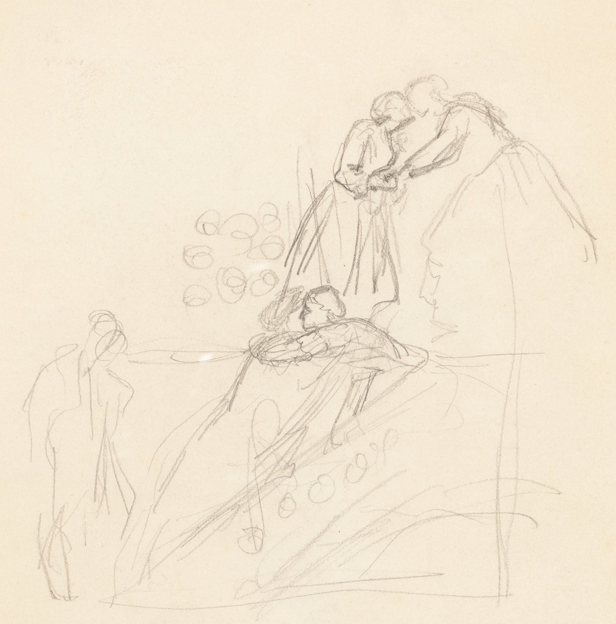 Figurenstudien [verso] von Valentine Cameron Prinsep