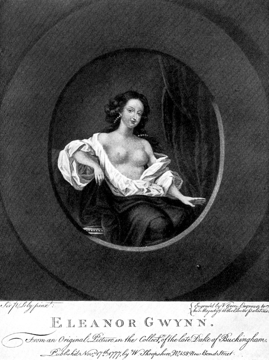 Nell Gwynne, englische Schauspielerin, 19. Jahrhundert von Valentine Green