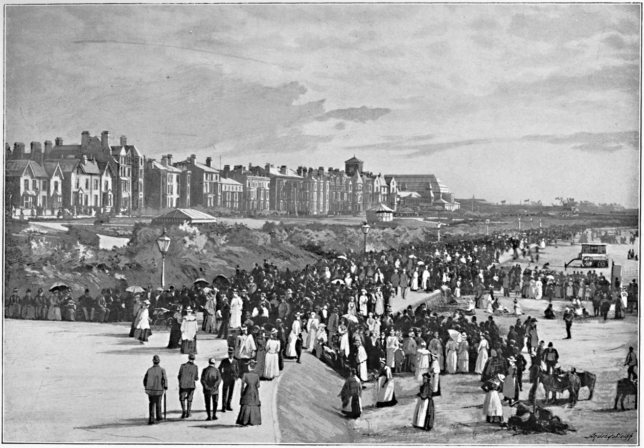 Marine Park, Southport, um 1896 von Valentine and Sons Ltd