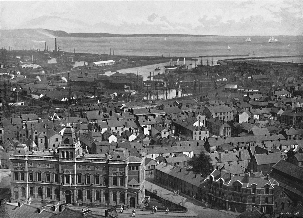 Swansea, ca. 1896 von Valentine and Sons Ltd