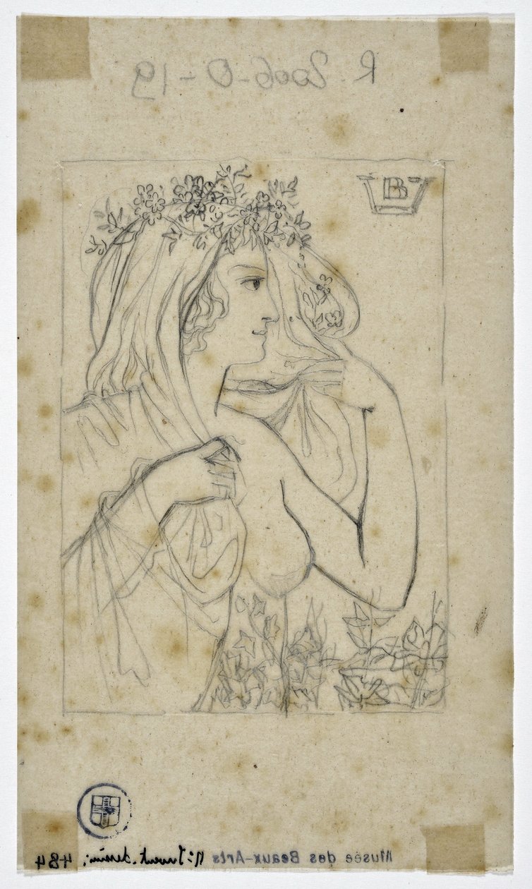 Frauenprofil von Valère Bernard