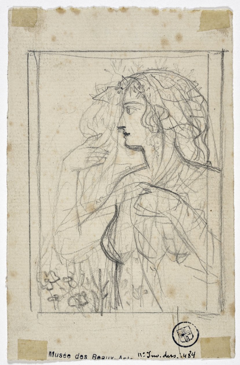 Frauenprofil von Valère Bernard