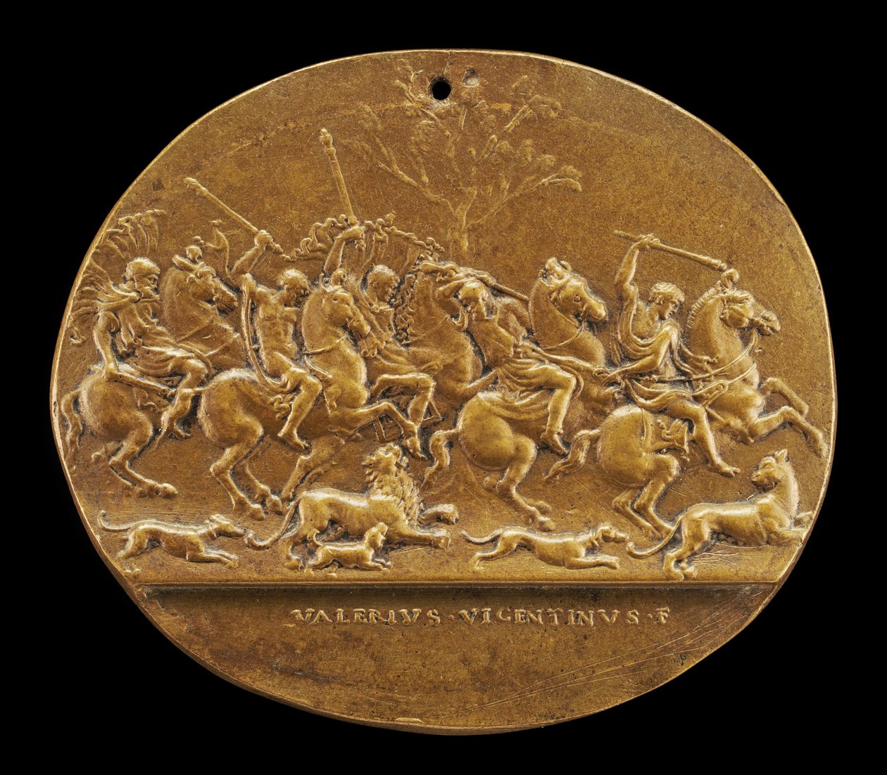 Eine Löwenjagd von Valerio Belli
