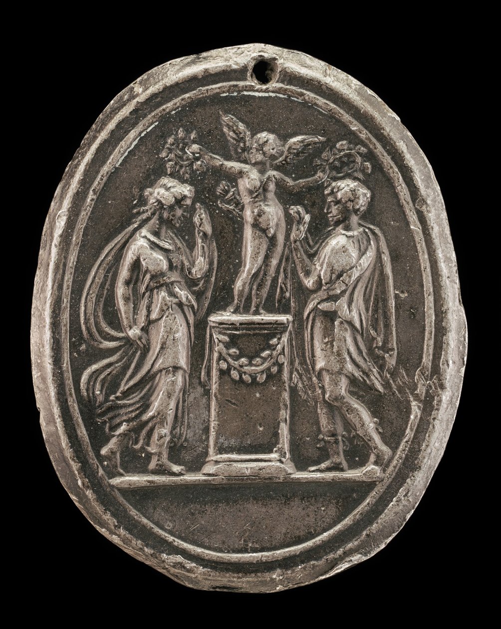 Amor krönt zwei Liebende von Valerio Belli