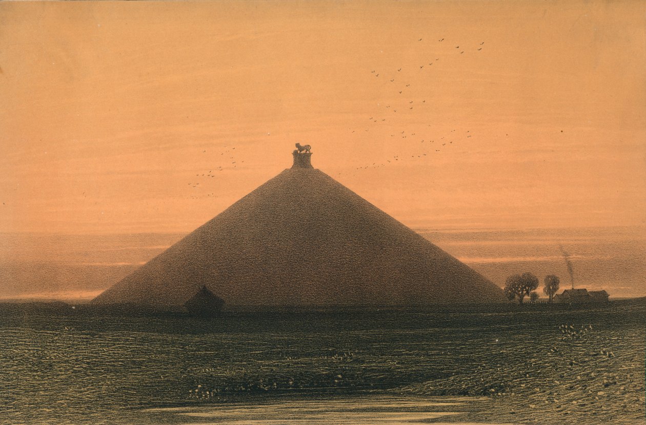 Löwe von Waterloo, Mitte des 19. Jahrhunderts von Vanderhecht