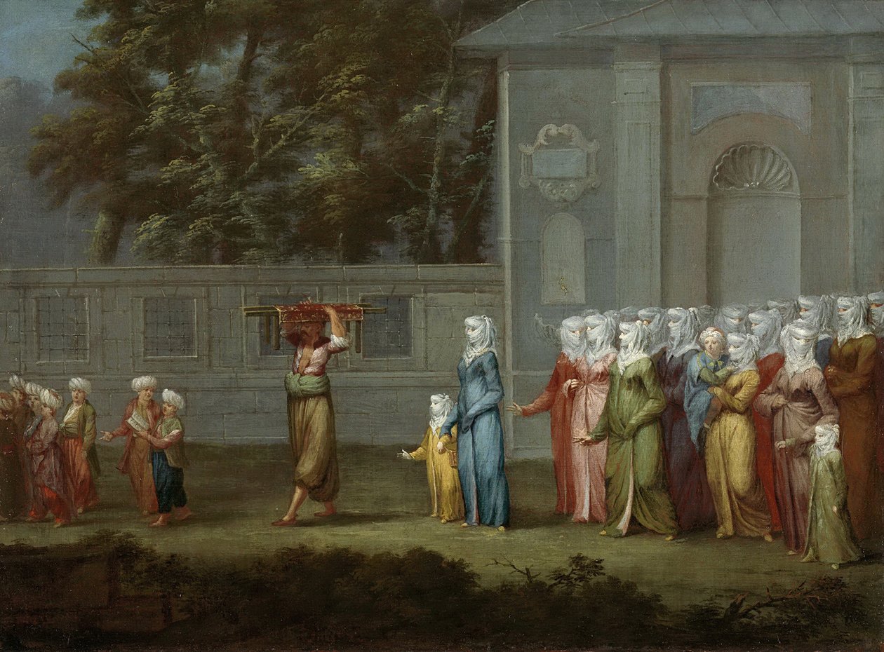 Erster Schulweg, 1737 von Vanmour