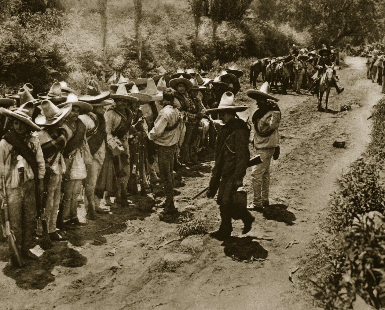 Zapatisten, ca. 1914 von Vargas