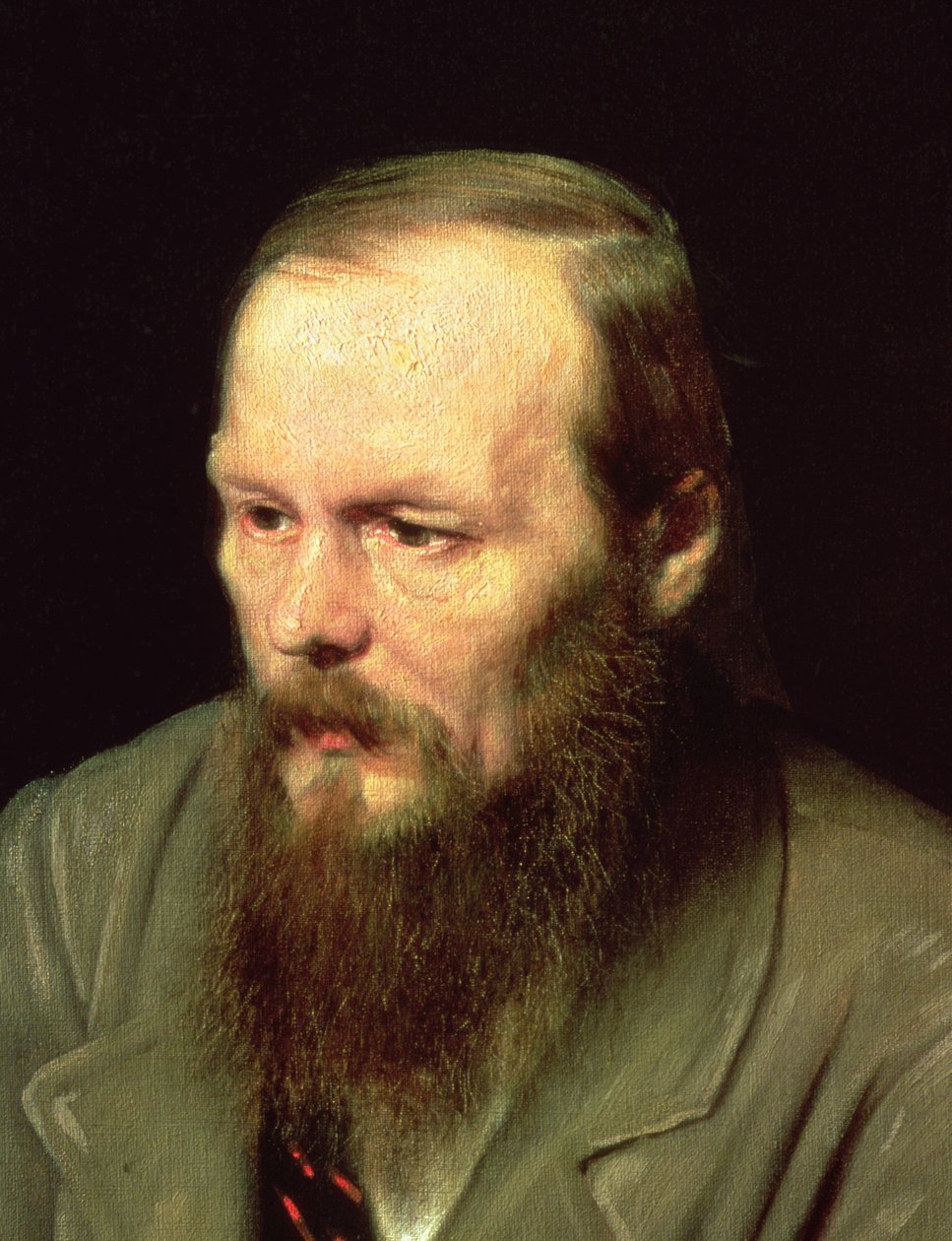 Porträt von Fjodor Dostojewski, 1872 (Detail) von Vasili Grigorevich Perov