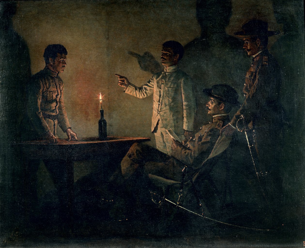 Verhör eines Deserteurs von Vasili Vasilievich Vereshchagin