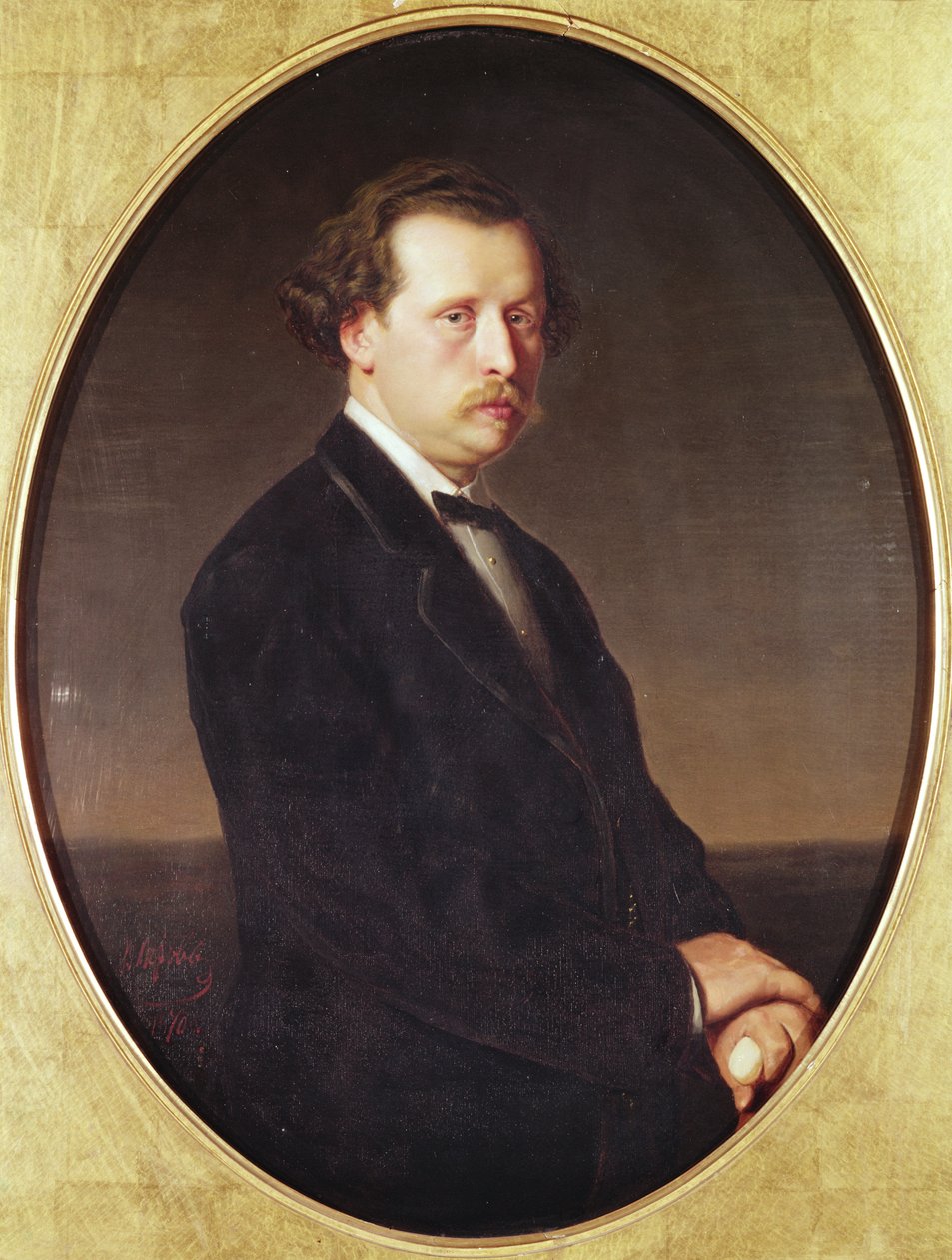 Porträt von N.G. Rubinstein von Vasili Grigorevich Perov