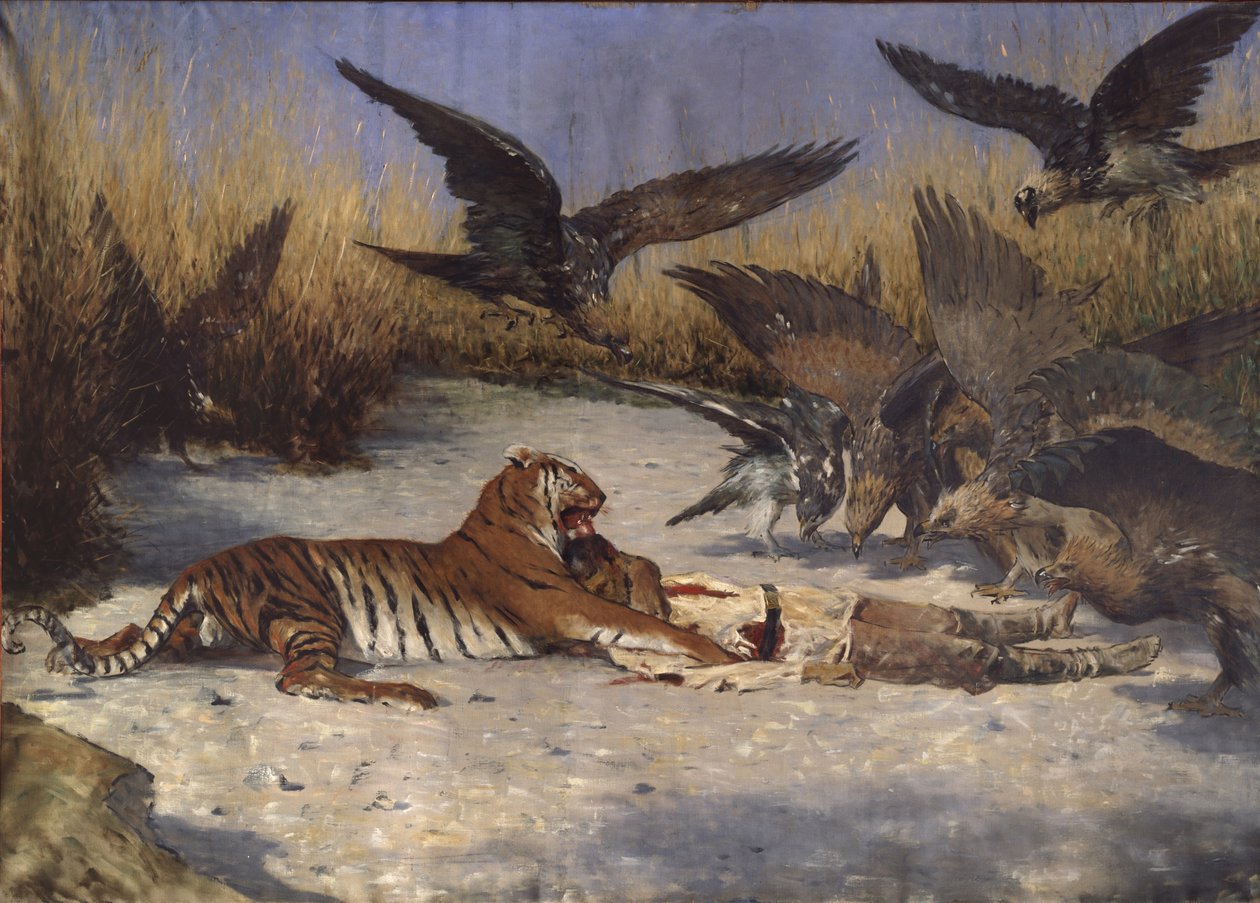 Ein Menschenfresser, 1870er-1880er Jahre von Vasili Vasilievich Vereshchagin